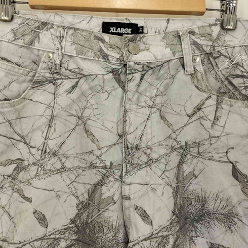 エクストララージ XLARGE HERRINGBONE SHORT PANTS ハードウォッシュ加工 ヘリンボーン ショートパンツ メンズ 34