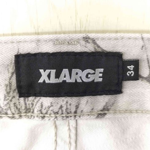 エクストララージ XLARGE HERRINGBONE SHORT PANTS ハードウォッシュ加工 ヘリンボーン ショートパンツ メンズ 34
