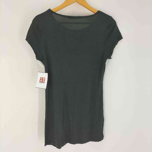 ダナキャランニューヨーク DKNY シルク ロングTシャツ レディース import:L