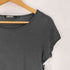 ダナキャランニューヨーク DKNY シルク ロングTシャツ レディース import:L