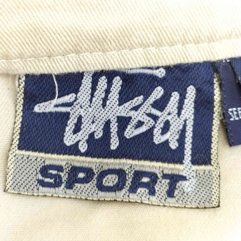 ステューシー Stussy SPORT 90s 紺タグ ロゴ刺繍 カーゴショーツ ショートパンツ メンズ US:32-33