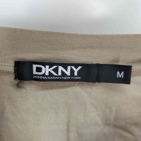 ダナキャランニューヨーク DKNY ペイズリー柄 パフスリーブ Vネック カットソー レディース import:M