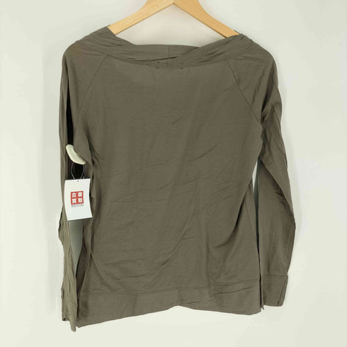 ダナキャランニューヨーク DKNY ドレープ ワイドネック カットソー レディース import:L