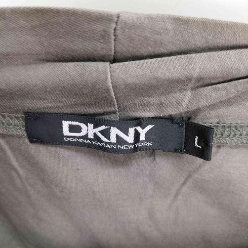 ダナキャランニューヨーク DKNY ドレープ ワイドネック カットソー レディース import:L