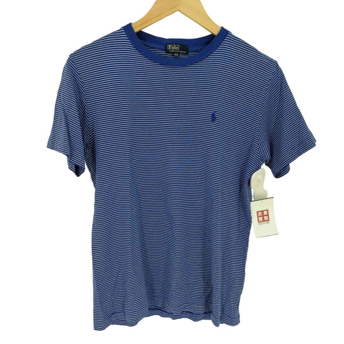 ポロバイラルフローレン Polo by RALPH LAUREN 裾/袖 シングルステッチ ボーダーTシャツ メンズ 160