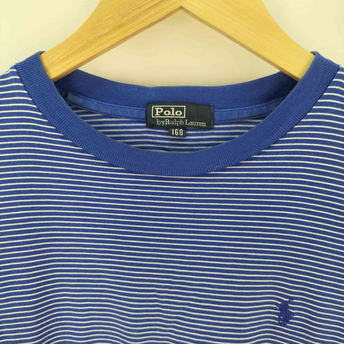 ポロバイラルフローレン Polo by RALPH LAUREN 裾/袖 シングルステッチ ボーダーTシャツ メンズ 160