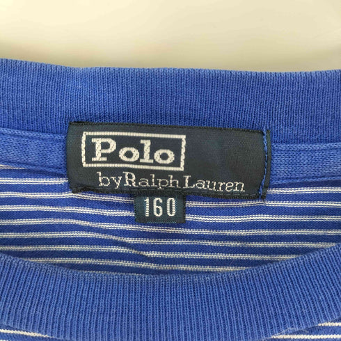 ポロバイラルフローレン Polo by RALPH LAUREN 裾/袖 シングルステッチ ボーダーTシャツ メンズ 160