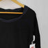 ダナキャランニューヨーク DKNY ドレープ ワイドネック 七分丈 カットソー レディース import:L