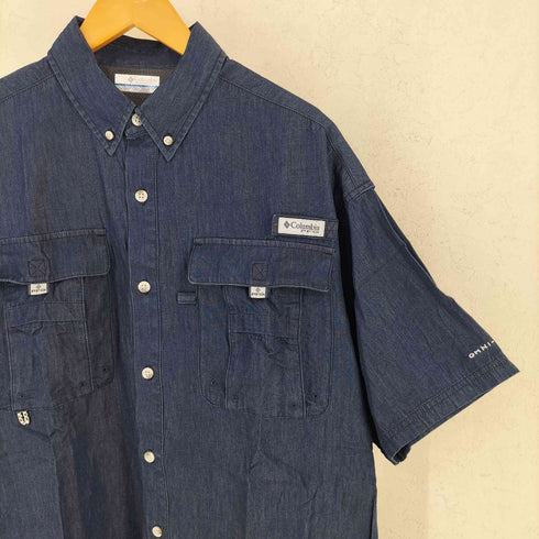 コロンビアスポーツウェア Columbia Sportswear PFG バハマ II デニムショートスリーブシャツ メンズ import:M