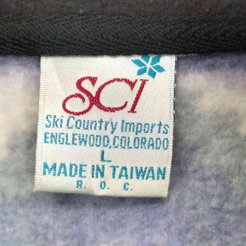 sci 台湾製 フリースプルオーバー チマヨ柄 メンズ import:L