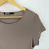 ダナキャランニューヨーク DKNY シルク ロングTシャツ レディース import:L