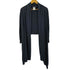 ダナキャランニューヨーク DKNY シルク100 変形 ロングカーディガン レディース import:M