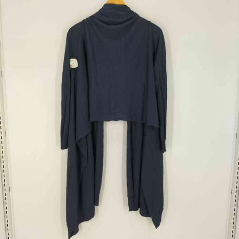 ダナキャランニューヨーク DKNY シルク100 変形 ロングカーディガン レディース import:M