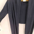 ダナキャランニューヨーク DKNY シルク100 変形 ロングカーディガン レディース import:M