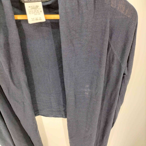 ダナキャランニューヨーク DKNY シルク100 変形 ロングカーディガン レディース import:M