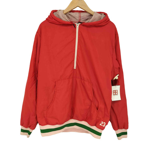 betlin mfg co バックプリント 中綿プルオーバー フーディ ロケットタロン メンズ import:M