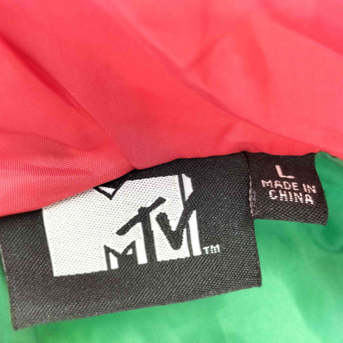 MTV クレイジーパターン ナイロンジャケット メンズ import:L