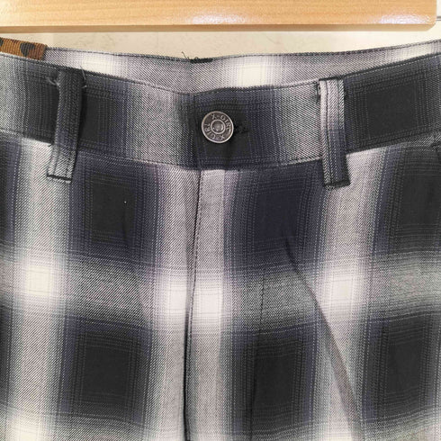 エックスガール X-girl OMBRE PLAID WIDE LEG PANTS オンブレ プラッド ワイド レッグ パンツ レディース 0