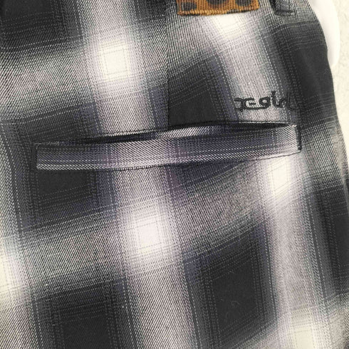 エックスガール X-girl OMBRE PLAID WIDE LEG PANTS オンブレ プラッド ワイド レッグ パンツ レディース 0