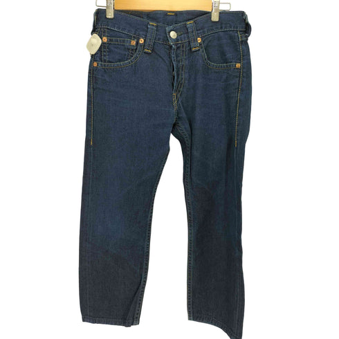リーバイス Levis 日本製 901 濃紺 ボタンフライ テーパード デニム パンツ レディース W31