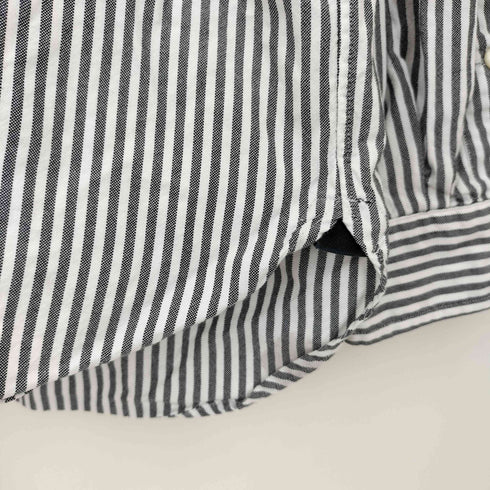 ラルフローレン RALPH LAUREN ストライプ ボタンダウン 長袖 シャツ メンズ import:L