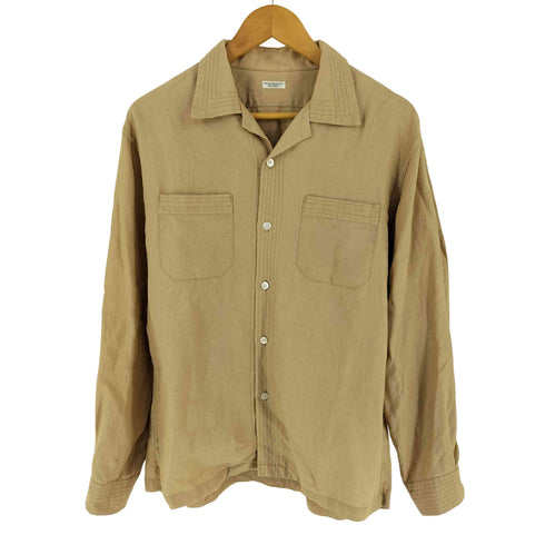 フィグベルメーカーズアンドコー PHIGVEL MAKERS & Co. LINEN SAFARI SHIRT リネン サファリ シャツ メンズ 2
