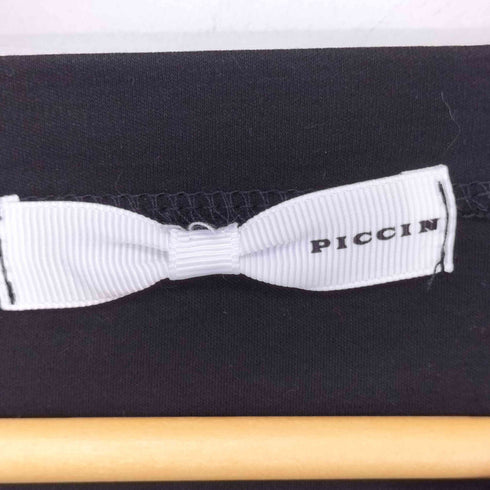 ピッチン PICCIN 裾リボンタックスリーブコットンカットソー レディース