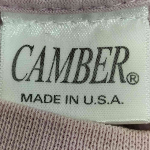 キャンバー CAMBER USA製 ボックスシルエット ブランク 半袖Tシャツ レディース