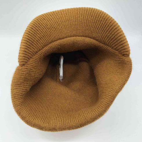 カーハート Carhartt USA製 ロゴ刺繍 バイザーニット キャップ メンズ ONE SIZE