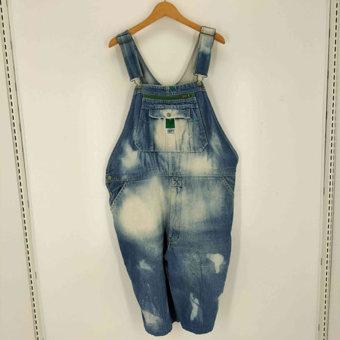 リバティオーバーオールズ LIBERTY OVERALLS タイダイ ブリーチ加工 ショート デニムオーバーオール メンズ