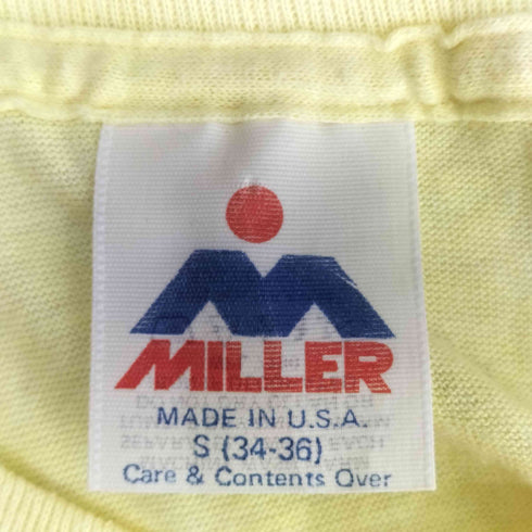 ミラー MILLER 80s USA製 アーティスト プリント Tシャツ シングルステッチ メンズ import:S