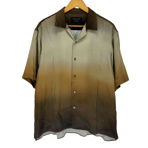 ユナイテッドトウキョウ UNITED TOKYO RAYON CUPRA GRADATION レーヨン キュプラ グラデーション オープンカラー 半袖シャツ メンズ 1