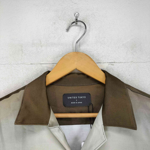 ユナイテッドトウキョウ UNITED TOKYO RAYON CUPRA GRADATION レーヨン キュプラ グラデーション オープンカラー 半袖シャツ メンズ 1