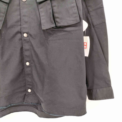 ジーユー GU Military Jacket ツイル ミリタリージャケット メンズ import:XL