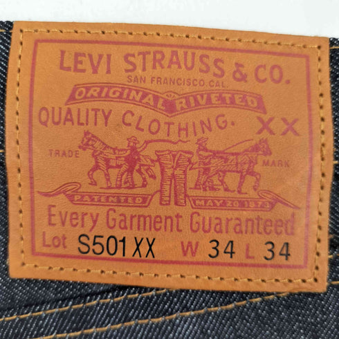 リーバイスヴィンテージクロージング Levis Vintage Clothing S501XX ボタンフライ 大戦モデル復刻デニムパンツ メンズ W34 L34