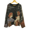 シンヤコズカ SHINYA KOZUKA 24AW ILSTED イルステズ 絵画デザイン キッドモヘアニット セーター メンズ JPN:M