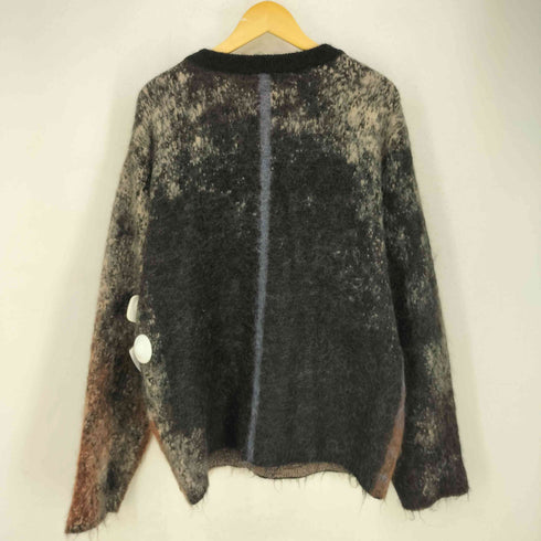 シンヤコズカ SHINYA KOZUKA 24AW ILSTED イルステズ 絵画デザイン キッドモヘアニット セーター メンズ JPN:M
