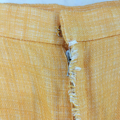 オーラリー AURALEE 20SS LINEN DOUBLE FACE FRINGE SKIRT リネン ダブルフェイス フリンジ スカート レディース 0