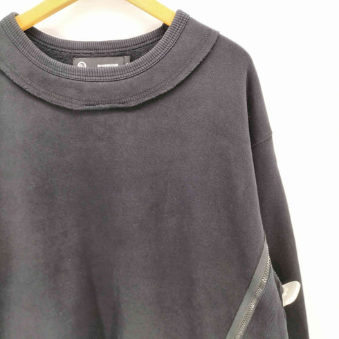 ジーユー GU ジップデザイン クルーネック スウェット メンズ import:XL
