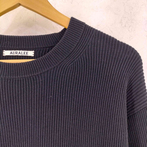 オーラリー AURALEE 22SS SUPER HARD TWIST RIB KNIT スーパーハードツイスト ニット メンズ 3
