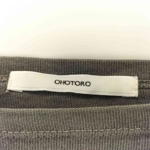 オオトロ OHOTORO ボートネック カットソー レディース