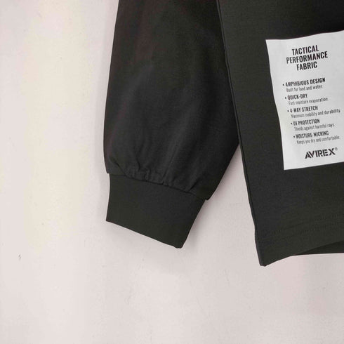 アヴィレックス AVIREX DRYFLEX UTILITY L/S T-SHIRT ドライフレックス ユーティリティ ロングスリーブ Tシャツ メンズ JPN:M