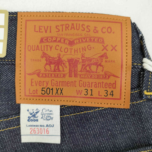 リーバイスヴィンテージクロージング Levis Vintage Clothing 501XX ボタンフライ デニムパンツ メンズ W31 L34