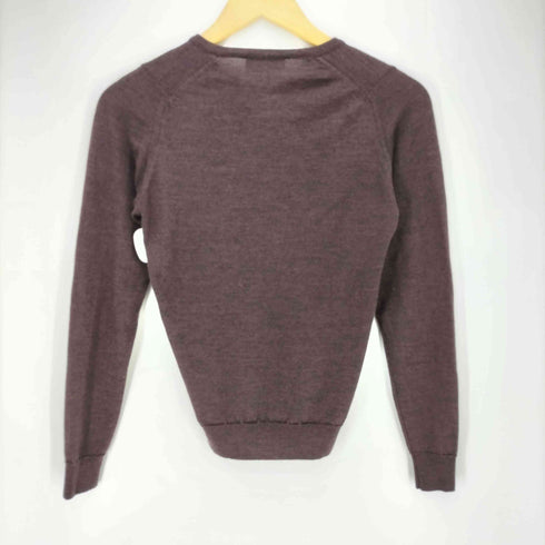 ジョンスメドレー JOHN SMEDLEY イングランド製 ウール100% クルーネック ニット カーディガン レディース import:S