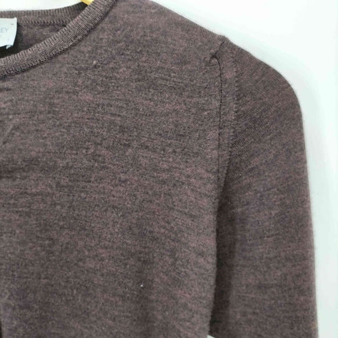 ジョンスメドレー JOHN SMEDLEY イングランド製 ウール100% クルーネック ニット カーディガン レディース import:S