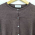 ジョンスメドレー JOHN SMEDLEY イングランド製 ウール100% クルーネック ニット カーディガン レディース import:S