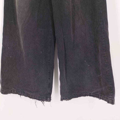 メゾンスペシャル MAISON SPECIAL Double Waist Baggy Denim ダブルウエストバギーデニムパンツ レディース 36