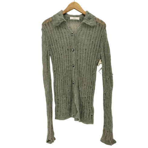 オオトロ OHOTORO Feather Damage Cardigan レディース