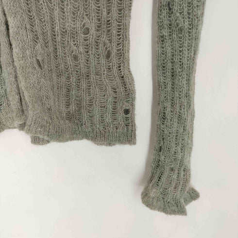 オオトロ OHOTORO Feather Damage Cardigan レディース