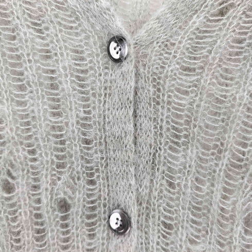 オオトロ OHOTORO Feather Damage Cardigan レディース
